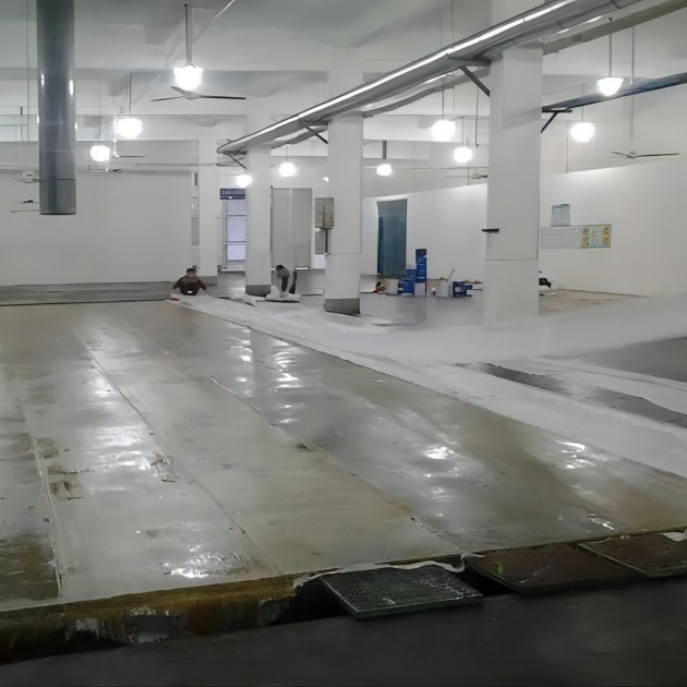 肥城防腐蚀地坪,环氧玻纤地坪，玻纤工业地坪，环氧玻纤布地坪,乙烯基玻纤布地坪产品图3
